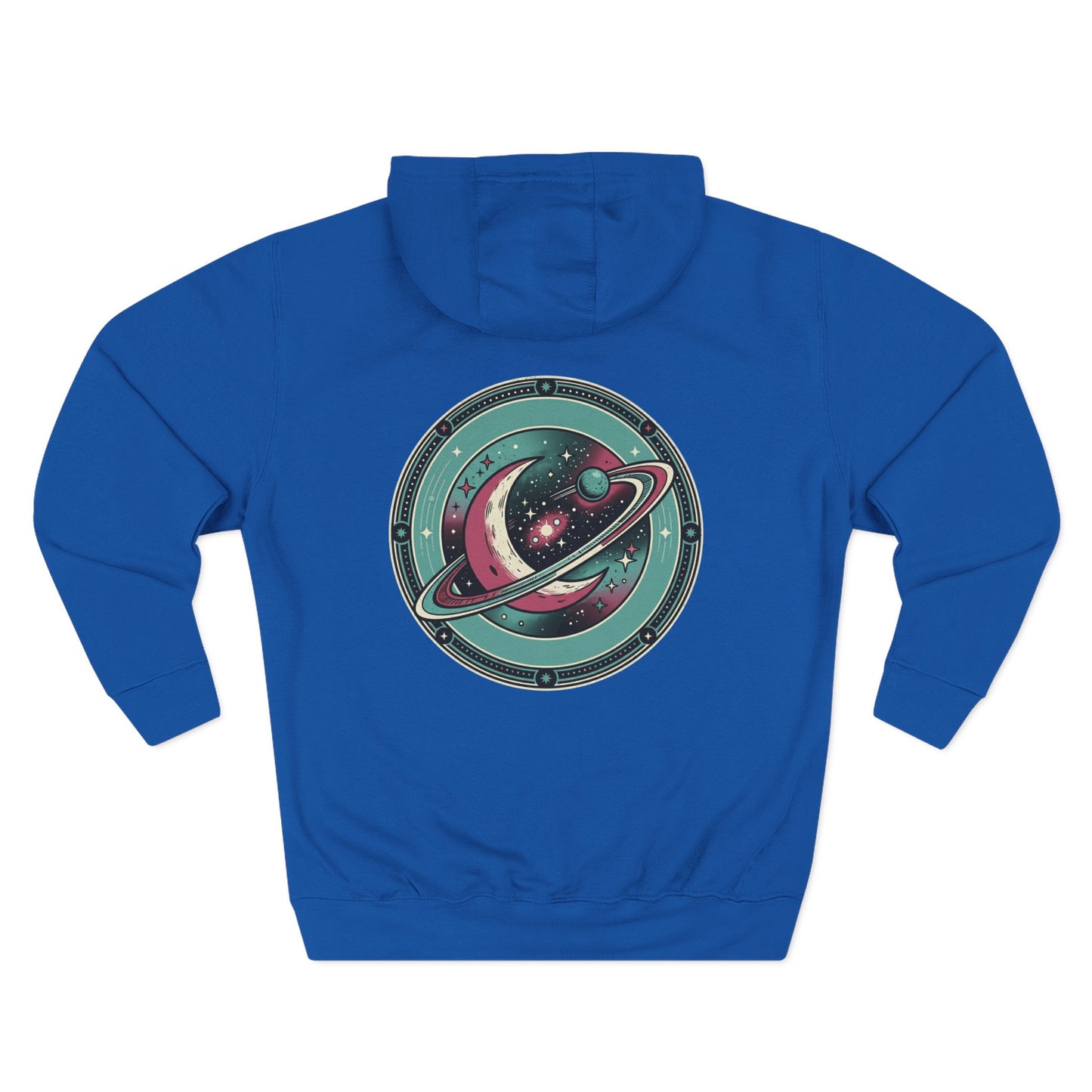 Saturn Planet Hoodie – Retro Space Ring Graphic Hoodie | Minimal Cosmic Aesthetic, Astronomy Hoodie, Unisex Hoodie