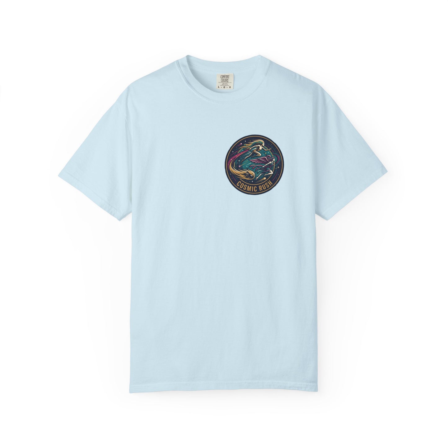 Cosmic Rush Skate T-Shirt – Retro Space Surf Graphic Tee | Vintage Cosmic Wave Shirt, Unisex Casual Tee
