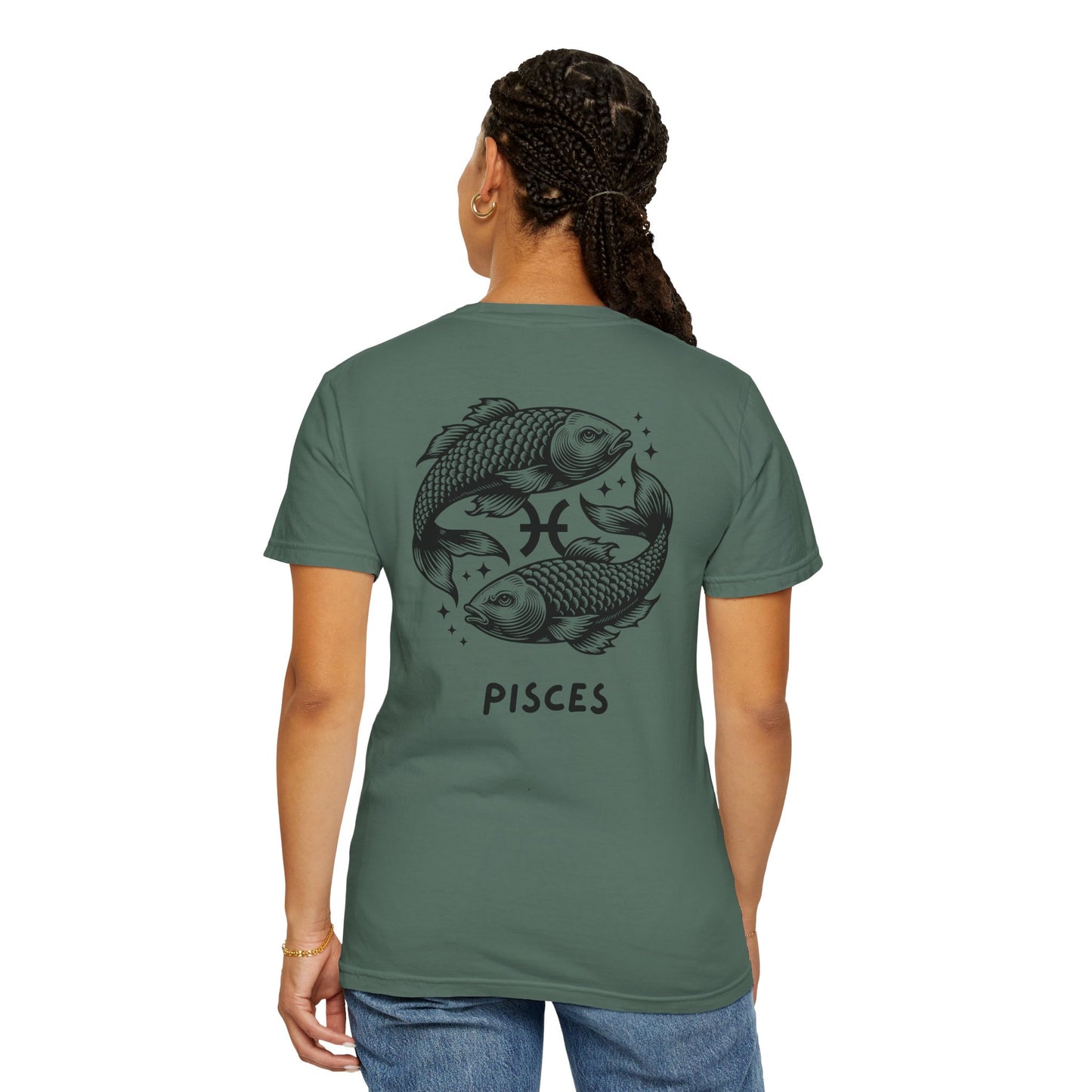 Pisces Zodiac T-Shirt – Pisces Fish Astrology Graphic Tee | Celestial Star Sign Shirt