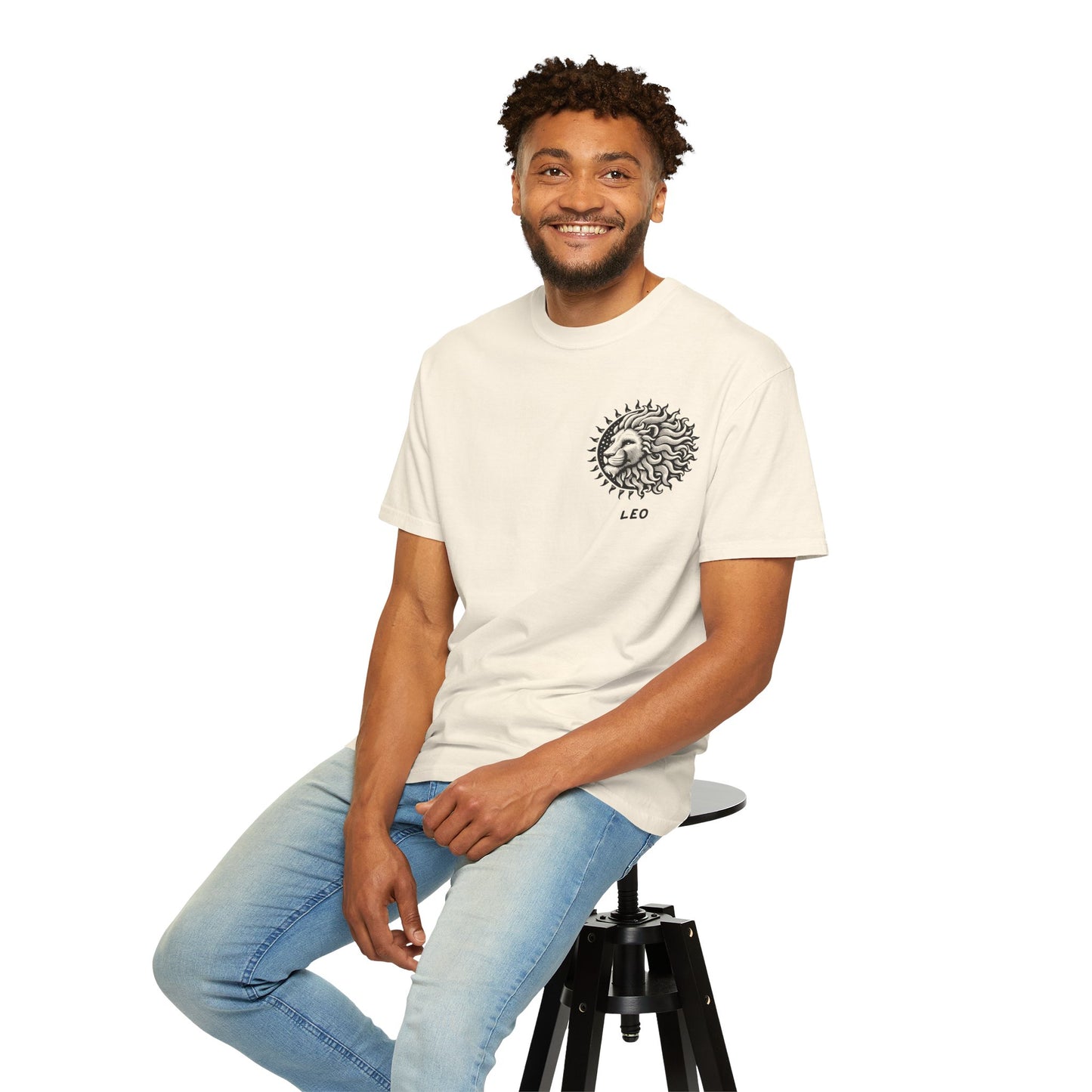 Leo Sun Lion T-Shirt – Zodiac Astrology Graphic Tee | Vintage Celestial Star Sign Shirt