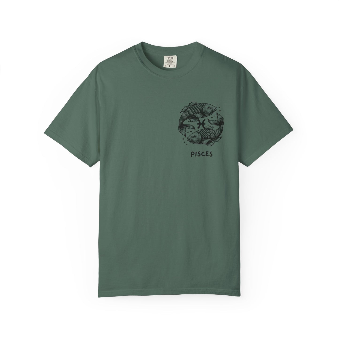Pisces Zodiac T-Shirt – Pisces Fish Astrology Graphic Tee | Celestial Star Sign Shirt