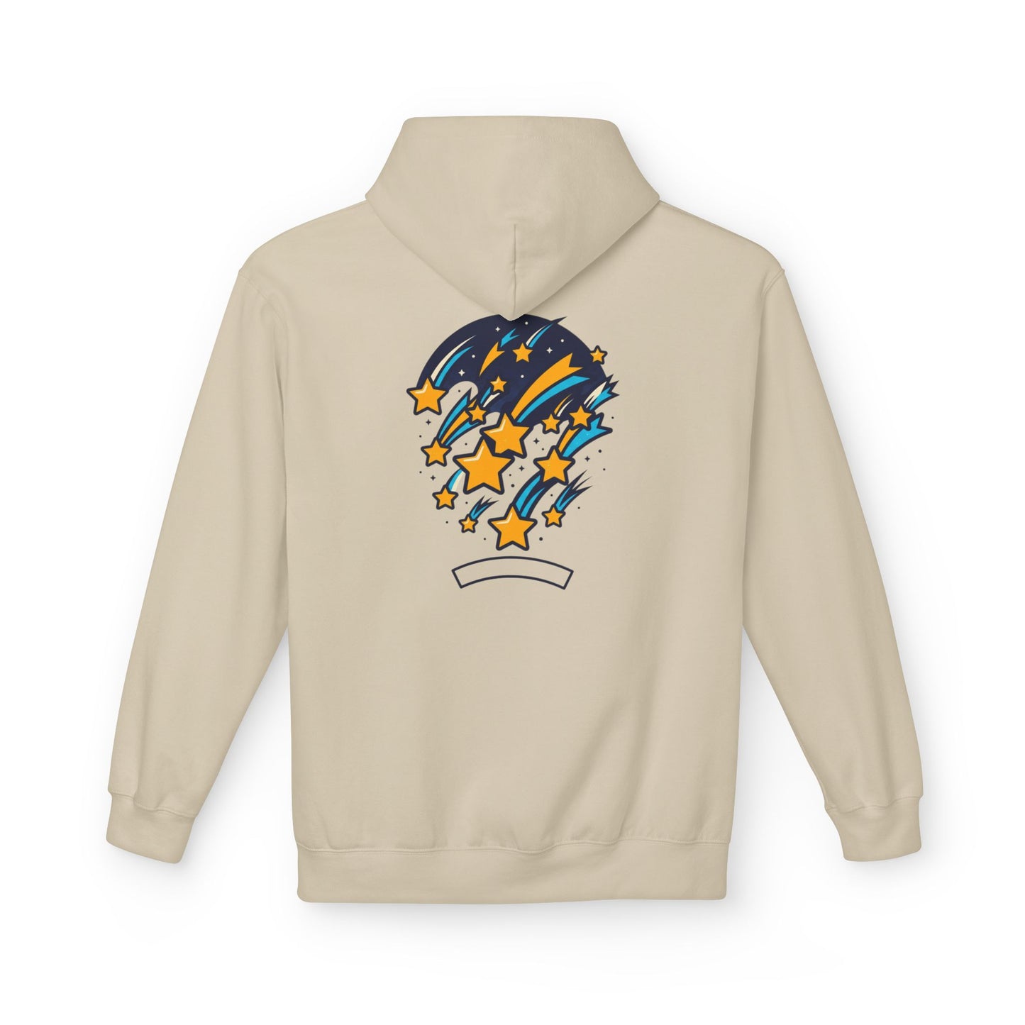 Starfall Hoodie – Shooting Stars Graphic Hoodie | Celestial Aesthetic, Cosmic Streetwear, Unisex Pullover