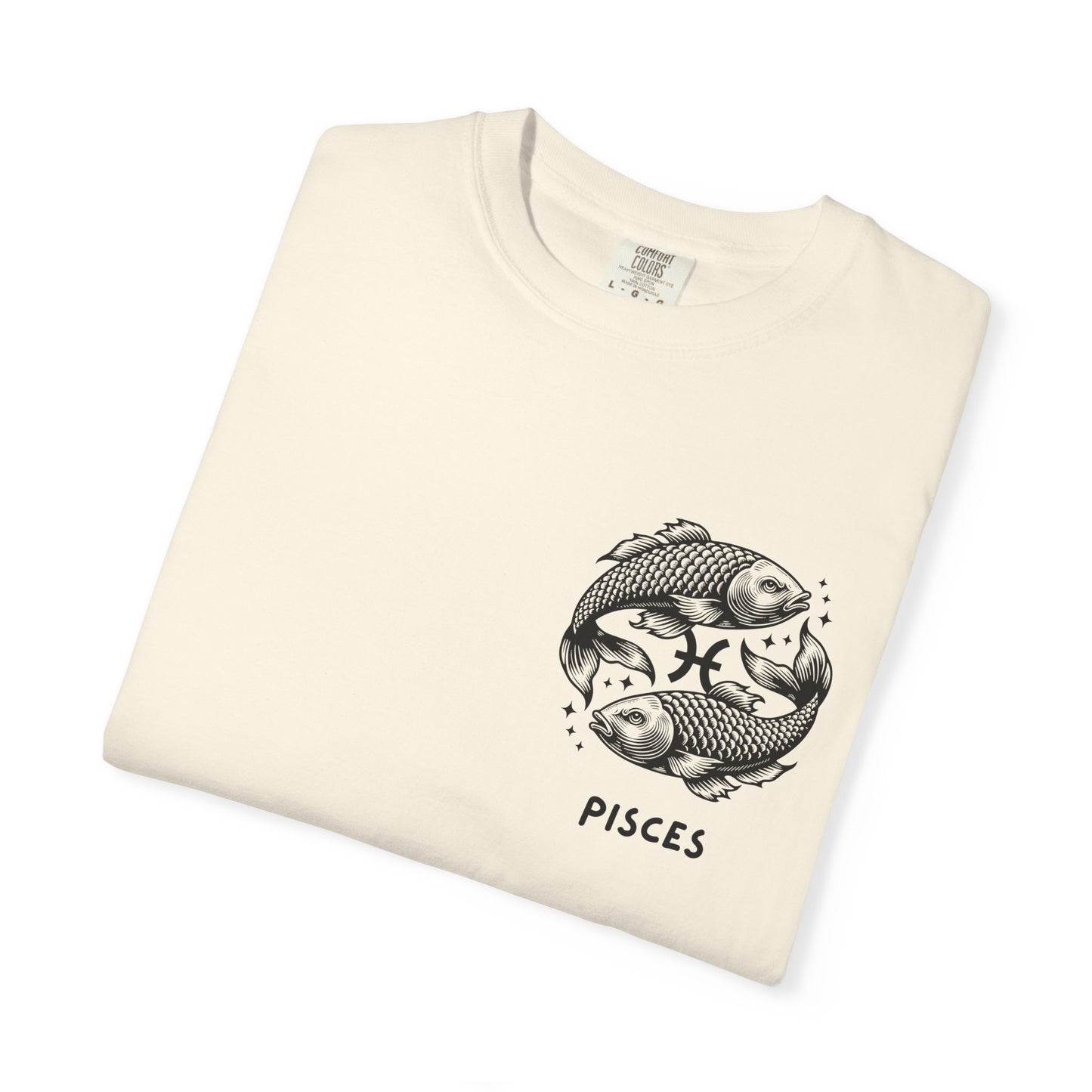 Pisces Zodiac T-Shirt – Pisces Fish Astrology Graphic Tee | Celestial Star Sign Shirt