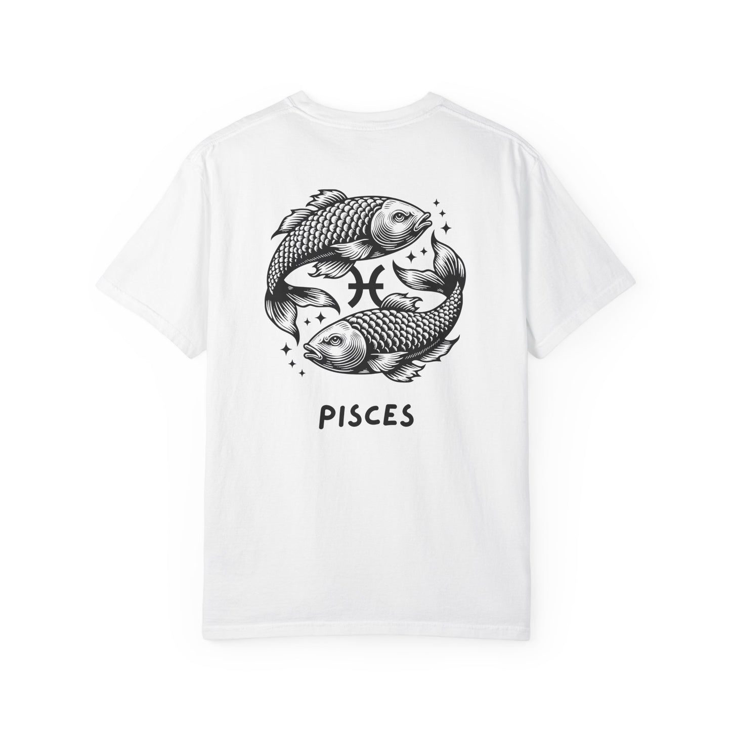 Pisces Zodiac T-Shirt – Pisces Fish Astrology Graphic Tee | Celestial Star Sign Shirt