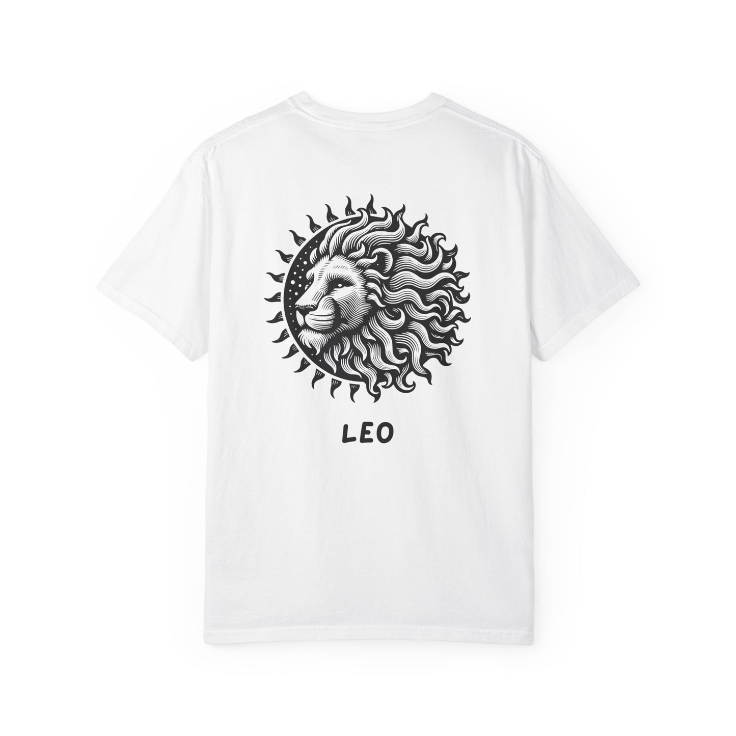 Leo Sun Lion T-Shirt – Zodiac Astrology Graphic Tee | Vintage Celestial Star Sign Shirt
