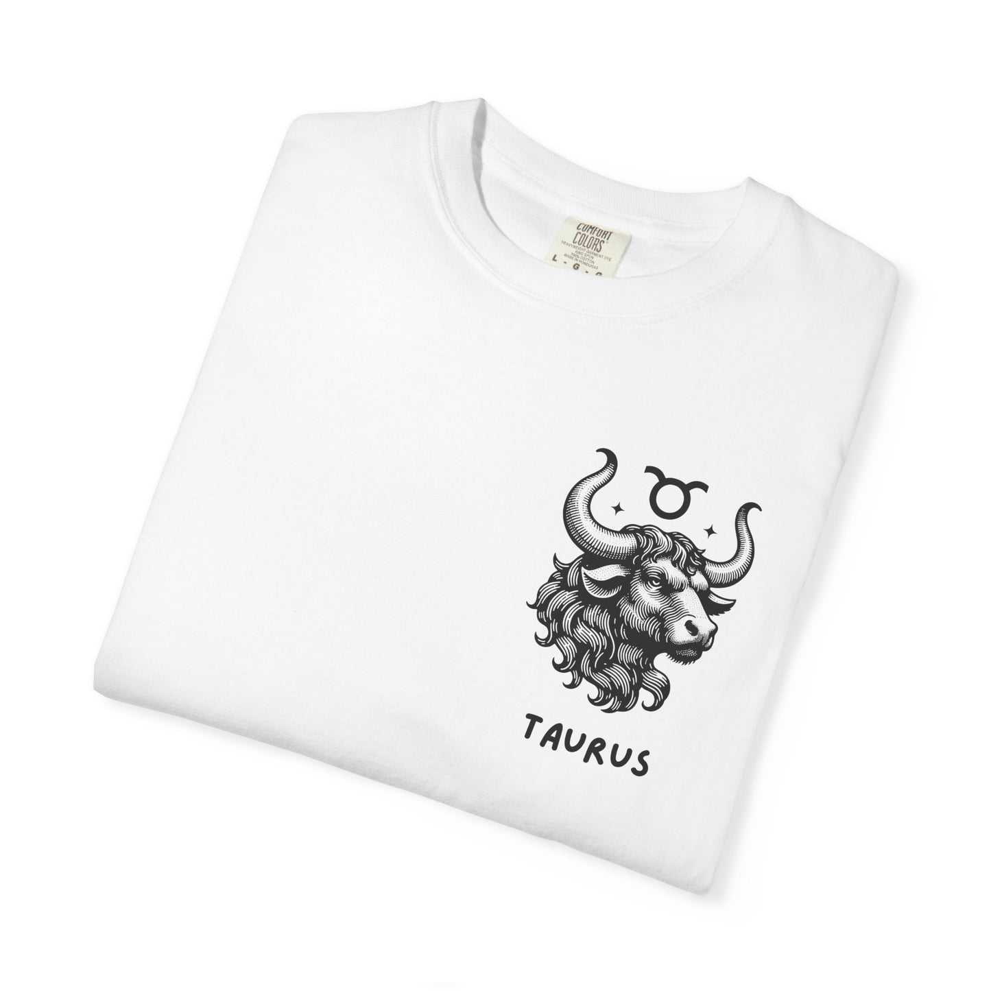 Taurus Bull Zodiac T-Shirt – Minimal Astrology Graphic Tee | Earth Sign Vintage Shirt