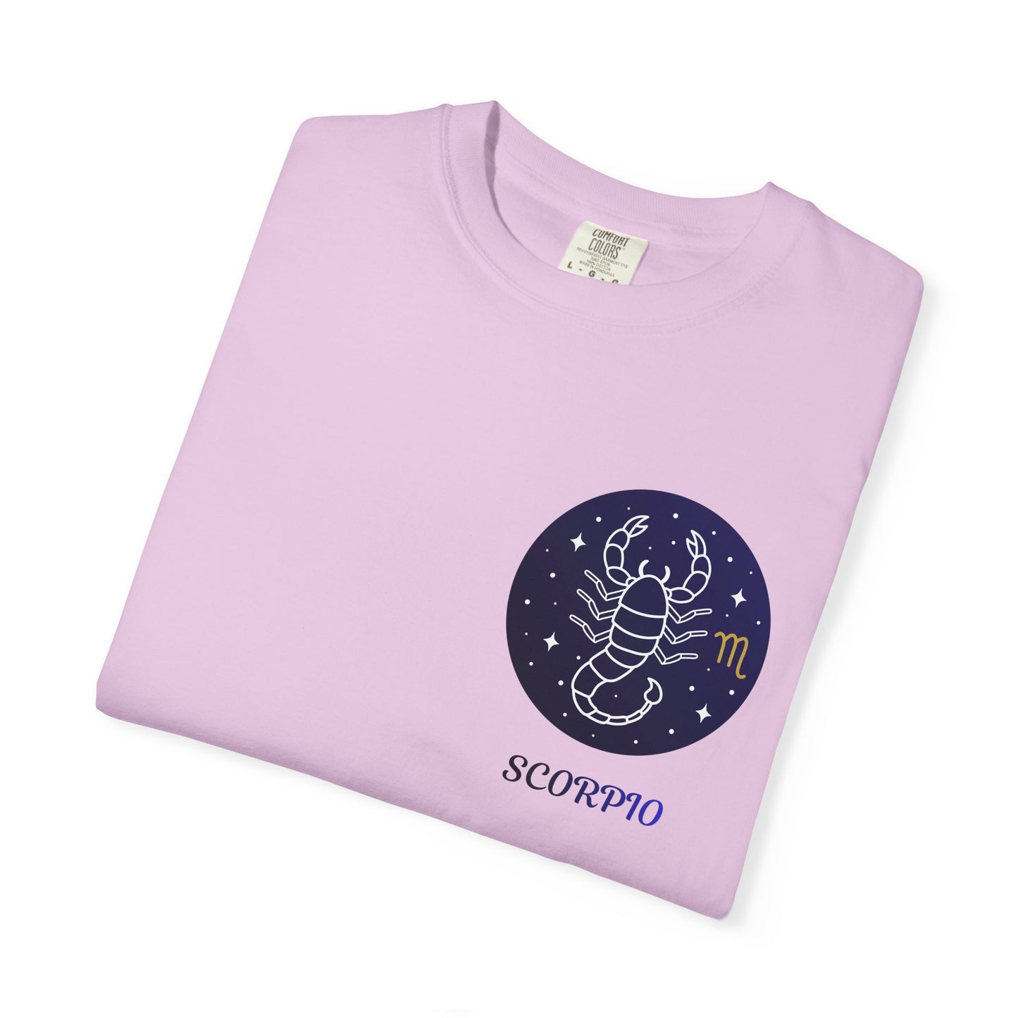Scorpio Unisex Garment-Dyed T-Shirt – Zodiac Astrology Graphic Tee | Vintage Celestial Star Sign Shirt