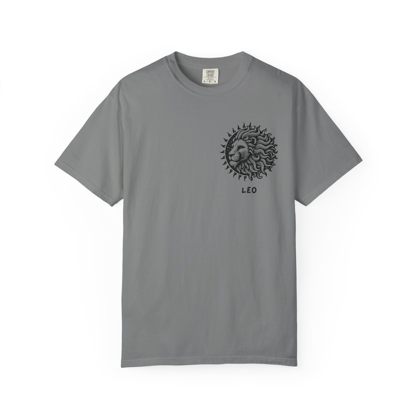 Leo Sun Lion T-Shirt – Zodiac Astrology Graphic Tee | Vintage Celestial Star Sign Shirt