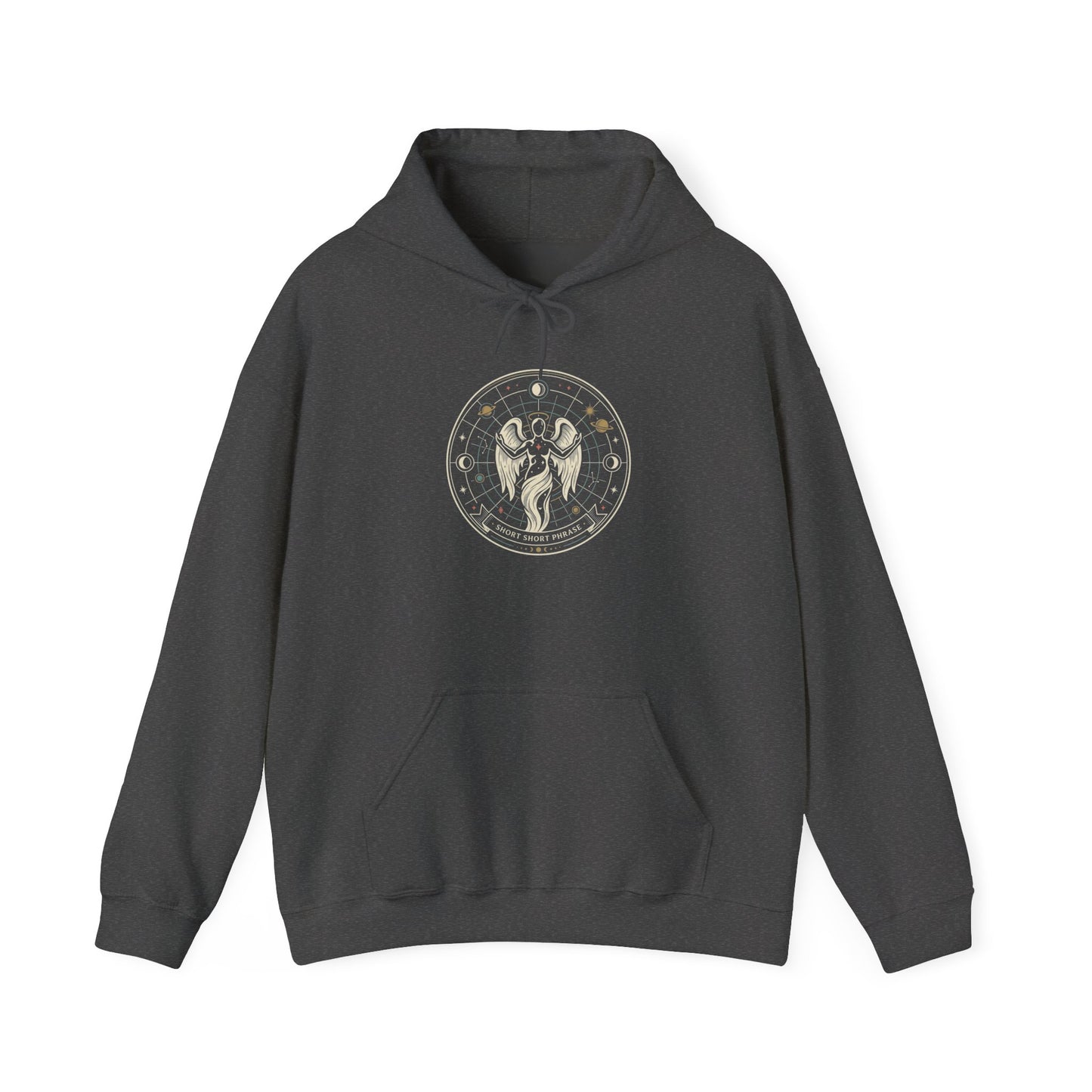 Astrology Moon Phases Hoodie – Mystic Astronaut Zodiac Sweatshirt | Celestial Graphic Hoodie