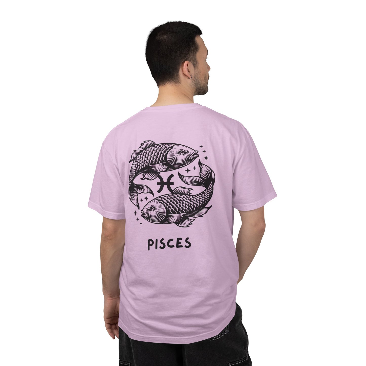 Pisces Zodiac T-Shirt – Pisces Fish Astrology Graphic Tee | Celestial Star Sign Shirt