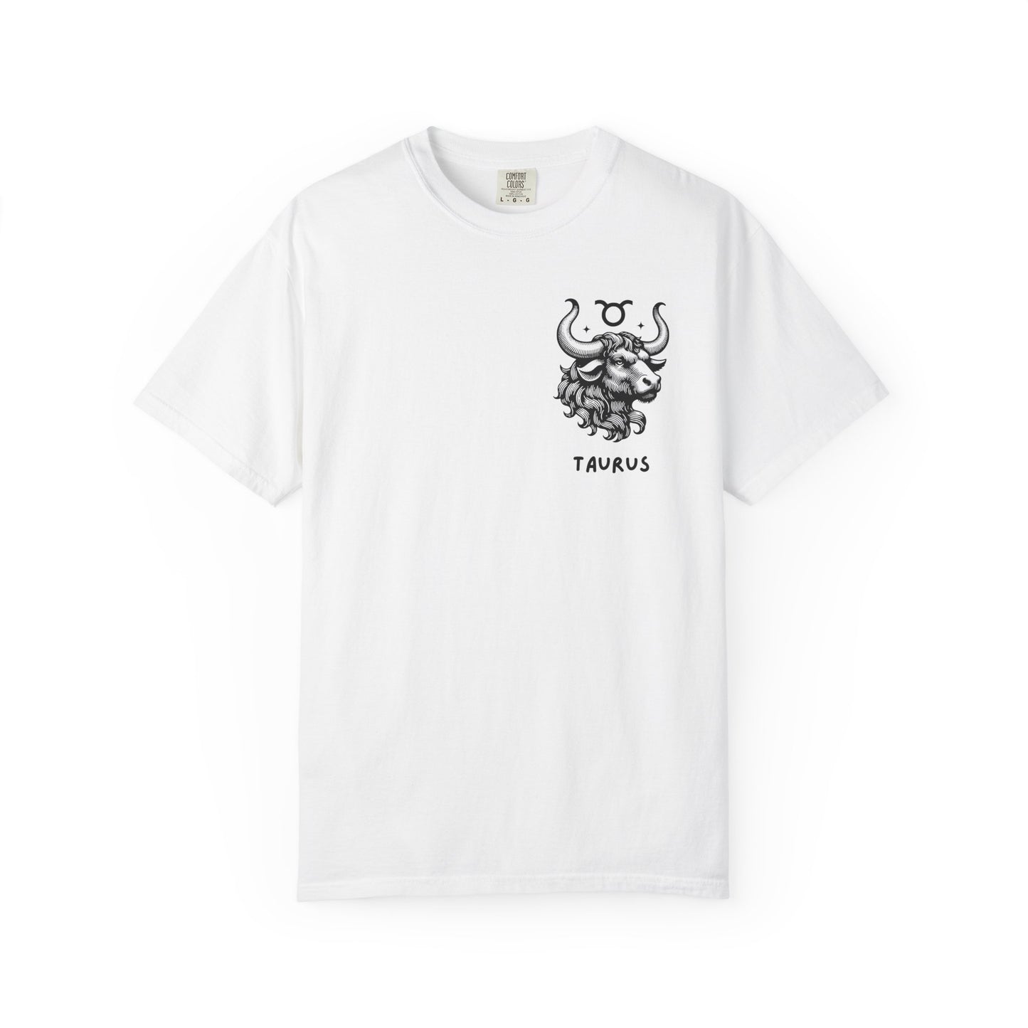 Taurus Bull Zodiac T-Shirt – Minimal Astrology Graphic Tee | Earth Sign Vintage Shirt