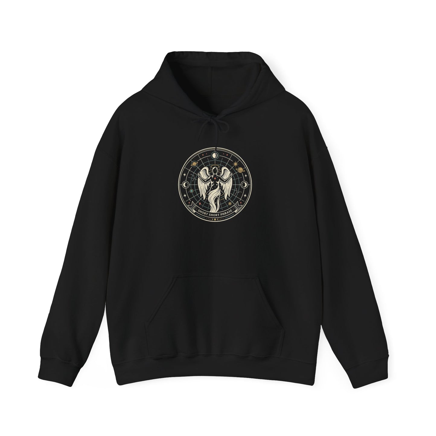 Astrology Moon Phases Hoodie – Mystic Astronaut Zodiac Sweatshirt | Celestial Graphic Hoodie