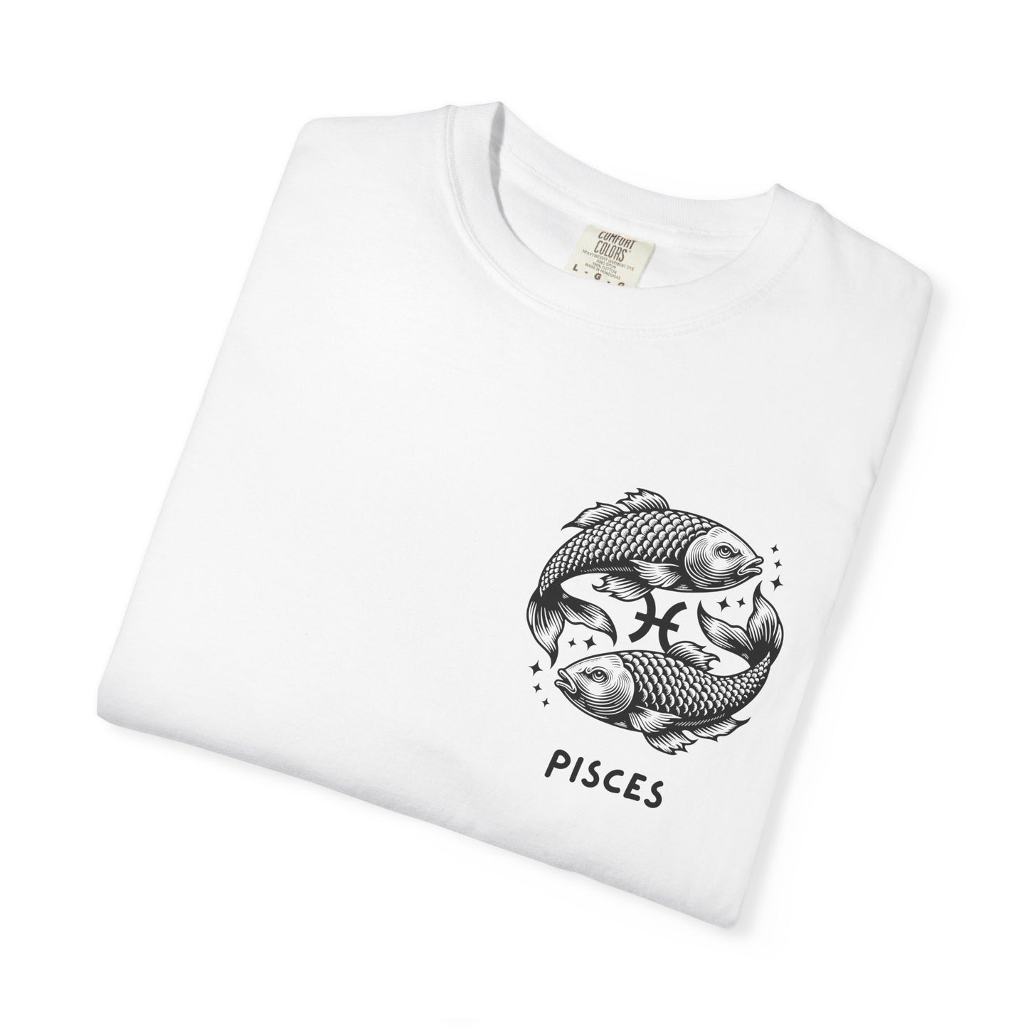 Pisces Zodiac T-Shirt – Pisces Fish Astrology Graphic Tee | Celestial Star Sign Shirt