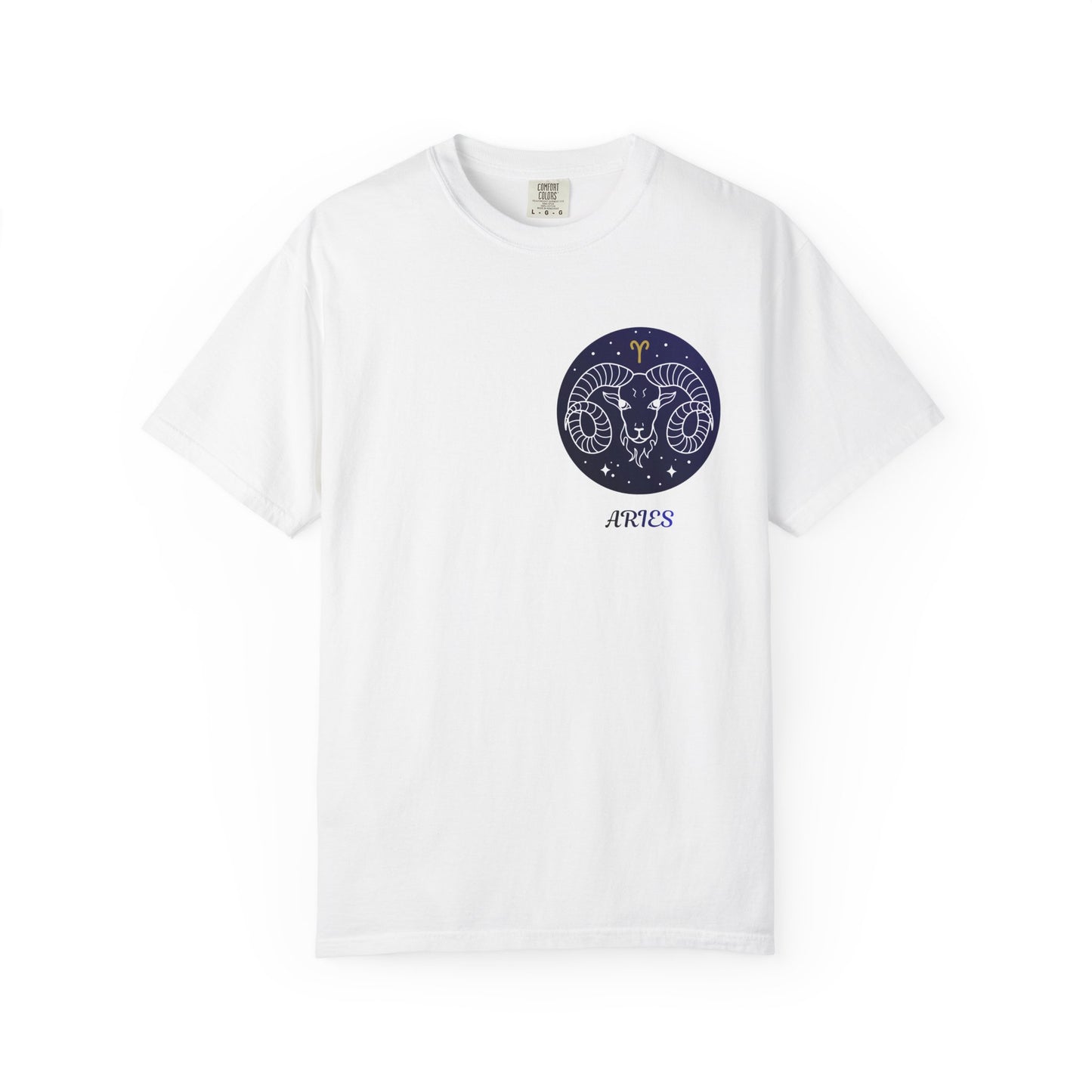 Aries Zodiac Ram T-Shirt – Constellation Astrology Graphic Tee | Minimal Celestial Shirt