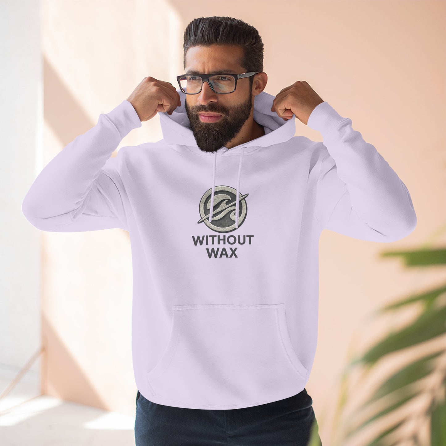 Without Wax Logo Hoodie – Minimal Surf Brand Pullover | Clean Streetwear Hoodie