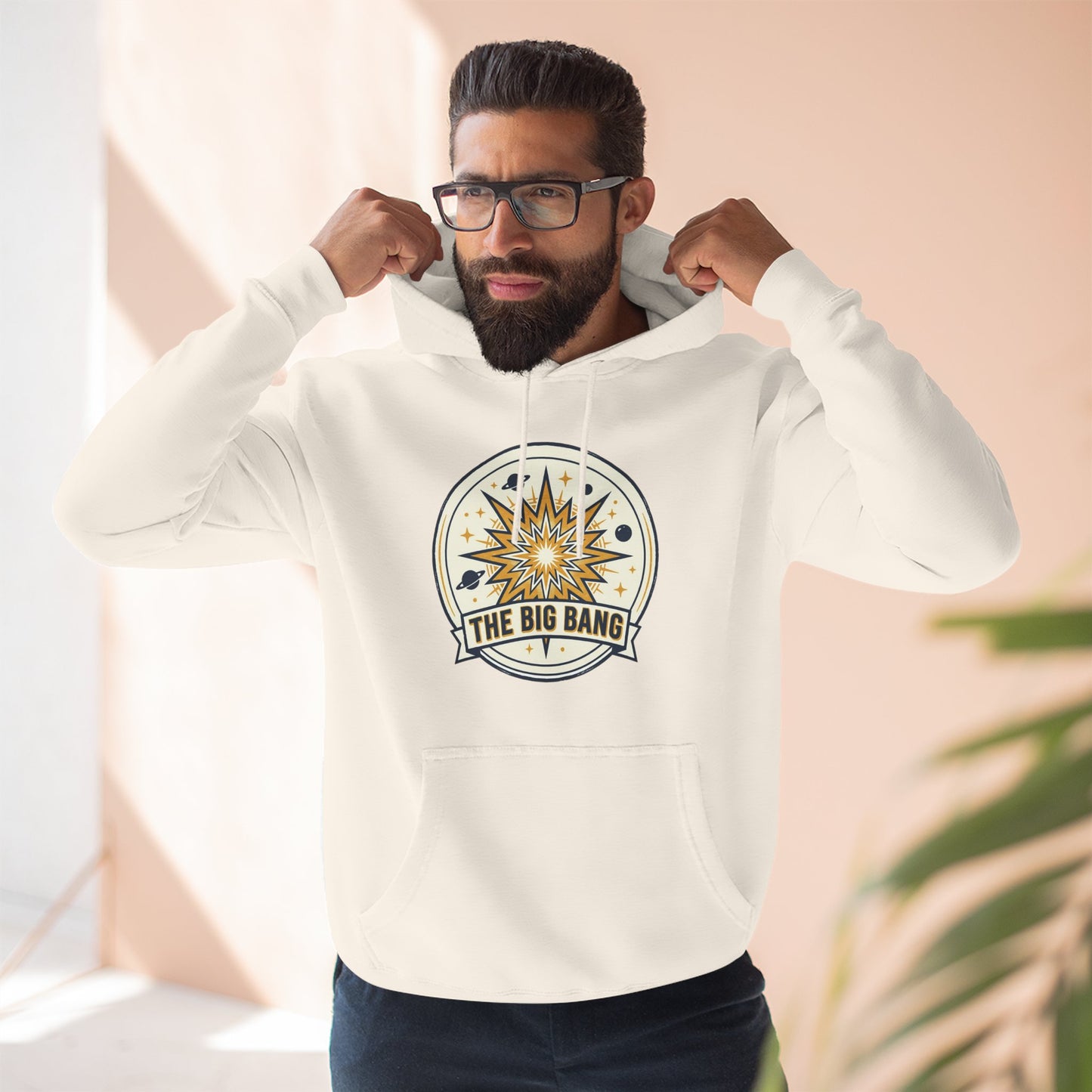Big Bang Hoodie – Retro Starburst Universe Graphic Hoodie | Astronomy Science Hoodie, Cosmic Streetwear, Unisex Hoodie