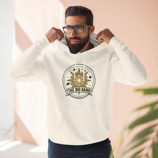 Big Bang Hoodie – Retro Starburst Universe Graphic Hoodie | Astronomy Science Hoodie, Cosmic Streetwear, Unisex Hoodie