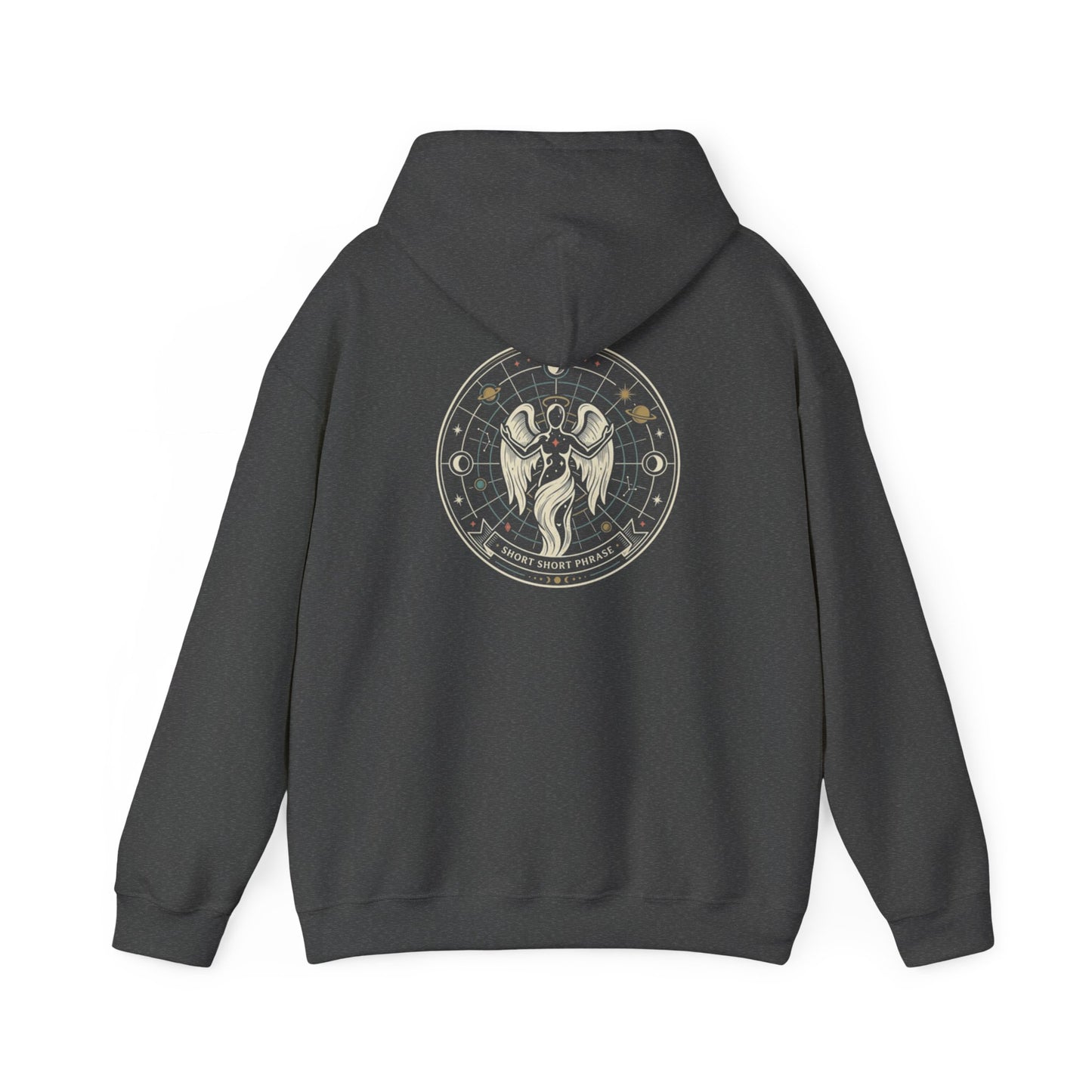Astrology Moon Phases Hoodie – Mystic Astronaut Zodiac Sweatshirt | Celestial Graphic Hoodie