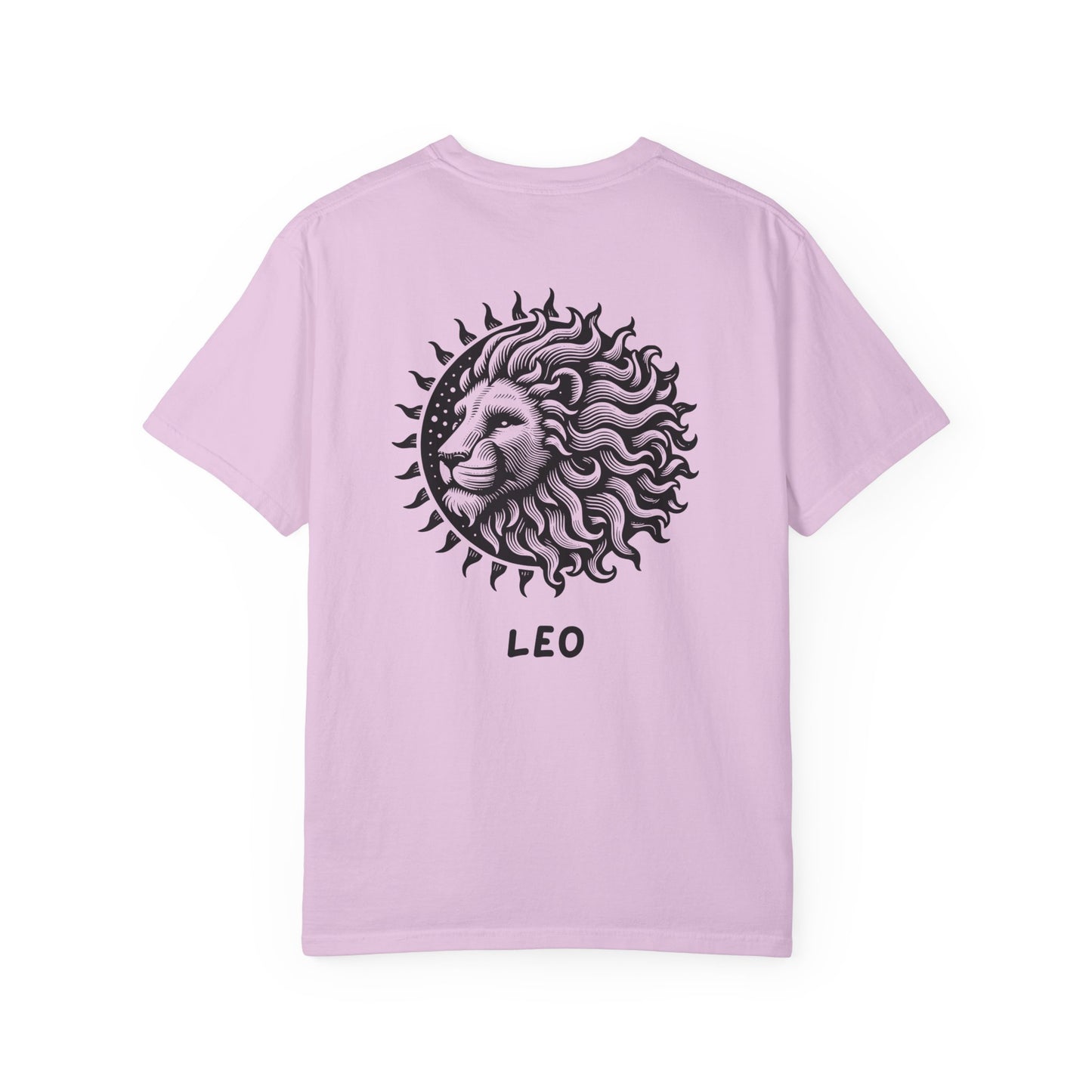 Leo Sun Lion T-Shirt – Zodiac Astrology Graphic Tee | Vintage Celestial Star Sign Shirt