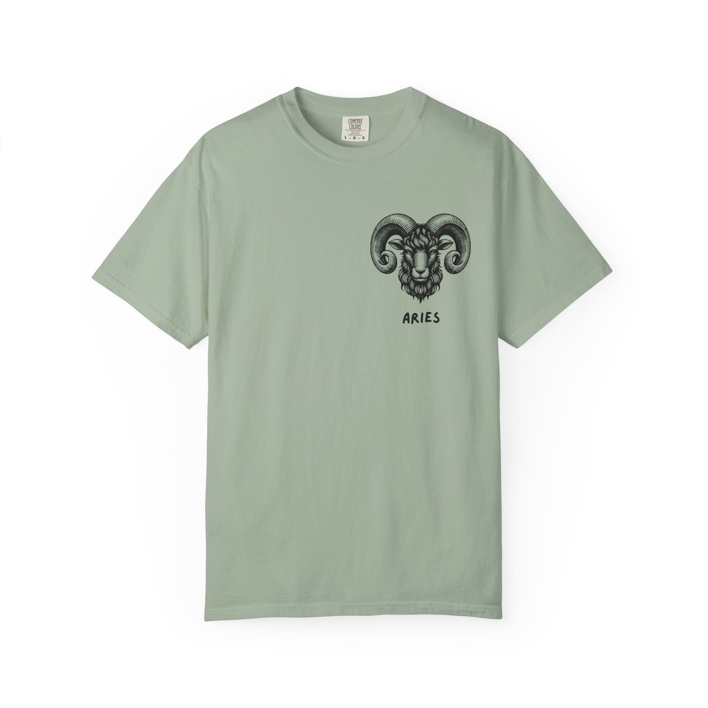 Aries Zodiac T-Shirt – Aries Ram Astrology Graphic Tee | Vintage Star Sign Shirt, Unisex Tee