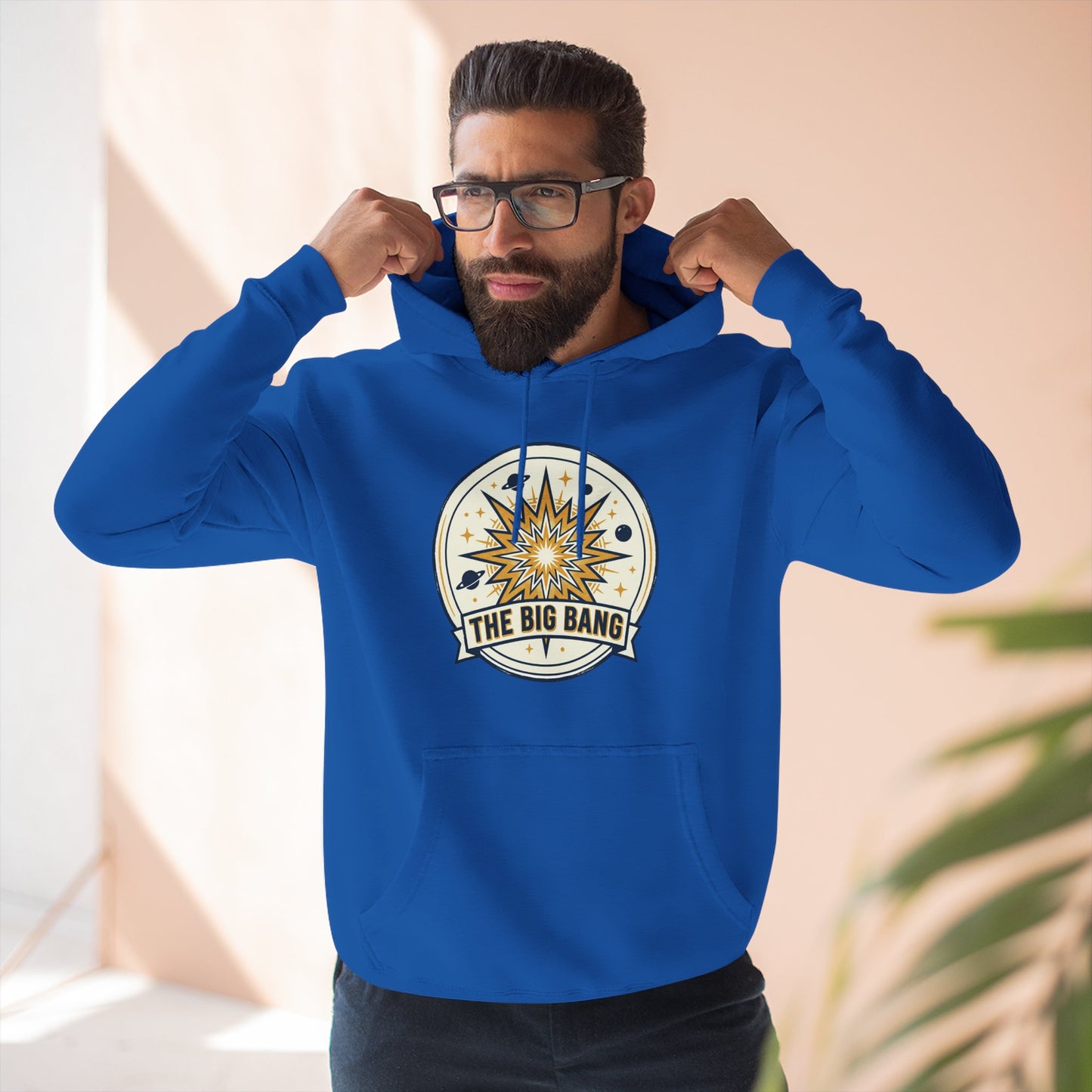 Big Bang Hoodie – Retro Starburst Universe Graphic Hoodie | Astronomy Science Hoodie, Cosmic Streetwear, Unisex Hoodie
