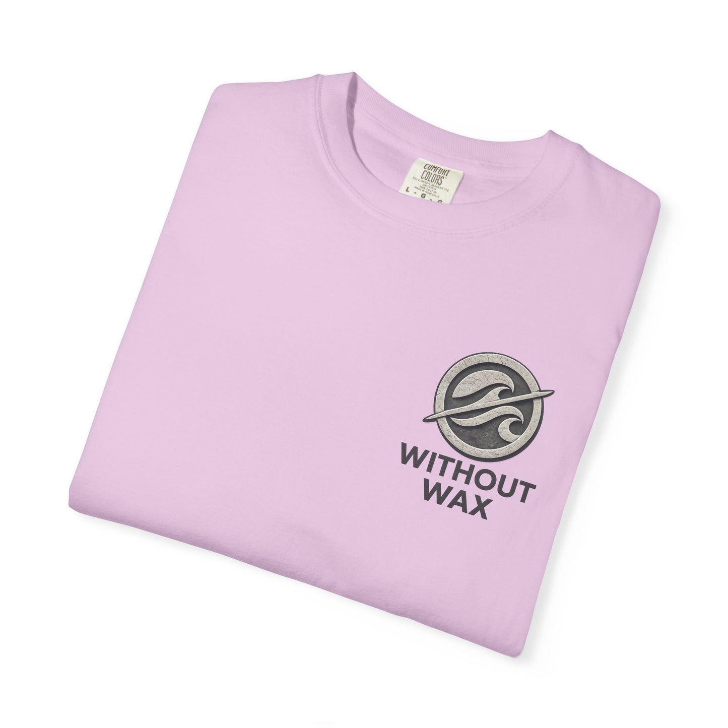 Without Wax Surf Logo T-Shirt – Coastal Wave Badge Graphic Tee | Vintage Streetwear Shirt