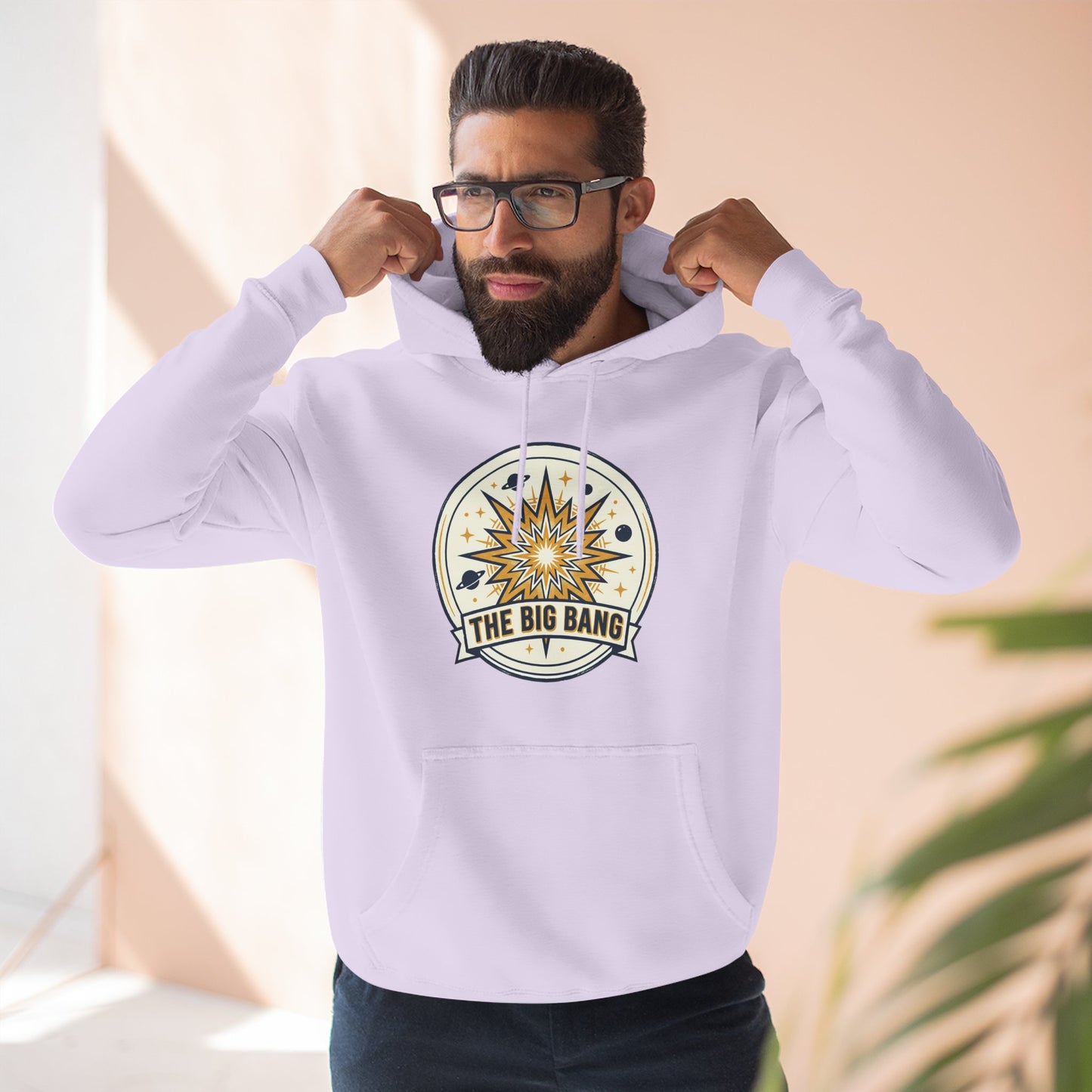 Big Bang Hoodie – Retro Starburst Universe Graphic Hoodie | Astronomy Science Hoodie, Cosmic Streetwear, Unisex Hoodie