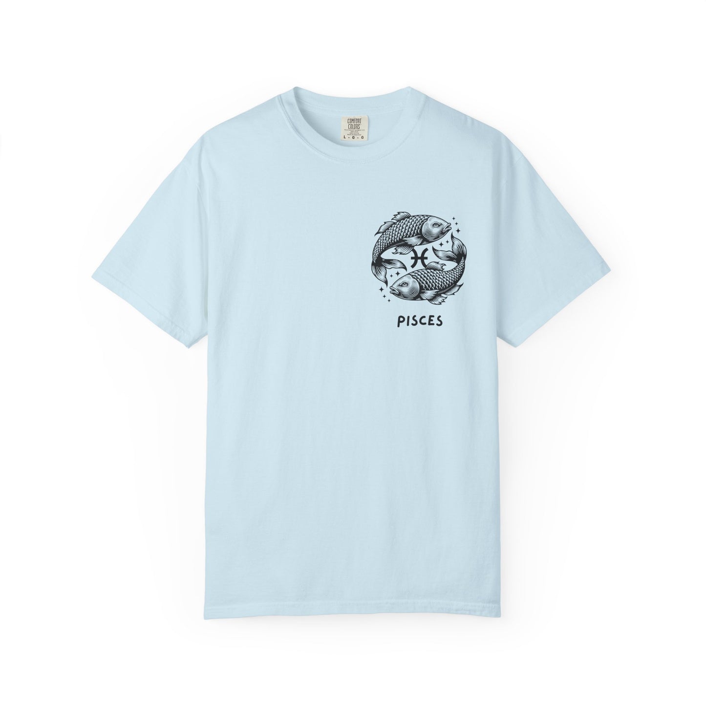 Pisces Zodiac T-Shirt – Pisces Fish Astrology Graphic Tee | Celestial Star Sign Shirt