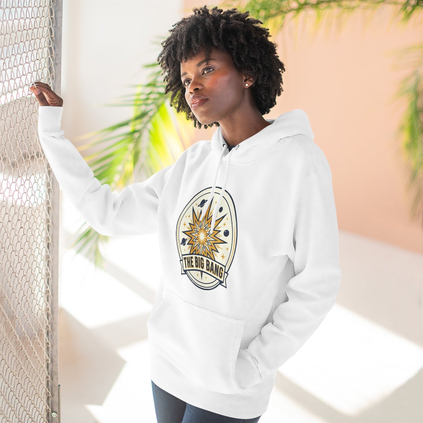 Big Bang Hoodie – Retro Starburst Universe Graphic Hoodie | Astronomy Science Hoodie, Cosmic Streetwear, Unisex Hoodie
