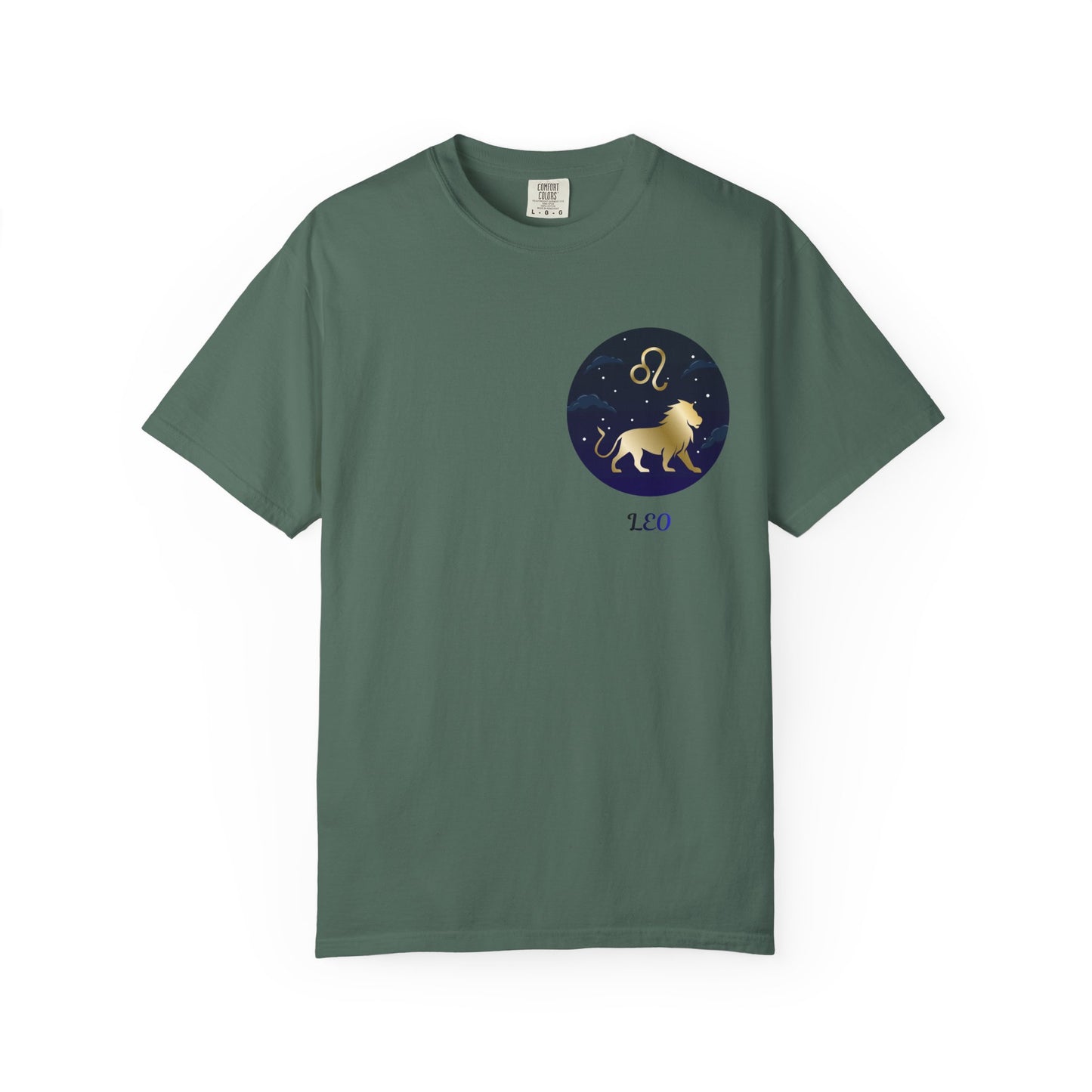 Leo Zodiac T-Shirt – Gold Lion Constellation Graphic Tee | Celestial Astrology Shirt