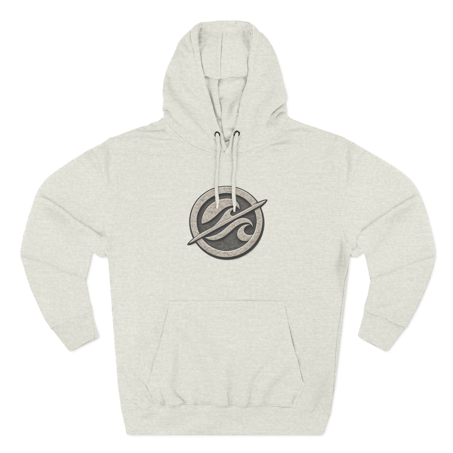 Without Wax Hoodie – Surf-Inspired Wave Logo Pullover | Vintage Coastal Streetwear Hoodie