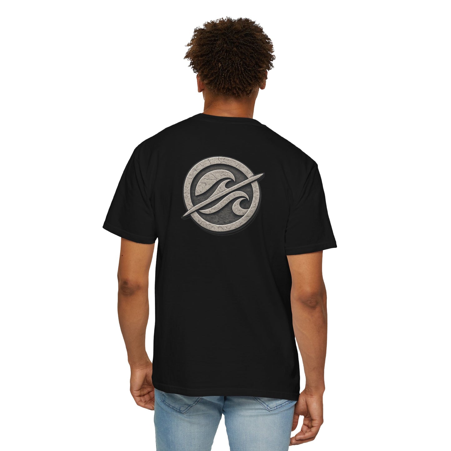 Surf Badge T-Shirt – Retro Wave Logo Tee | Vintage Coastal Streetwear Shirt
