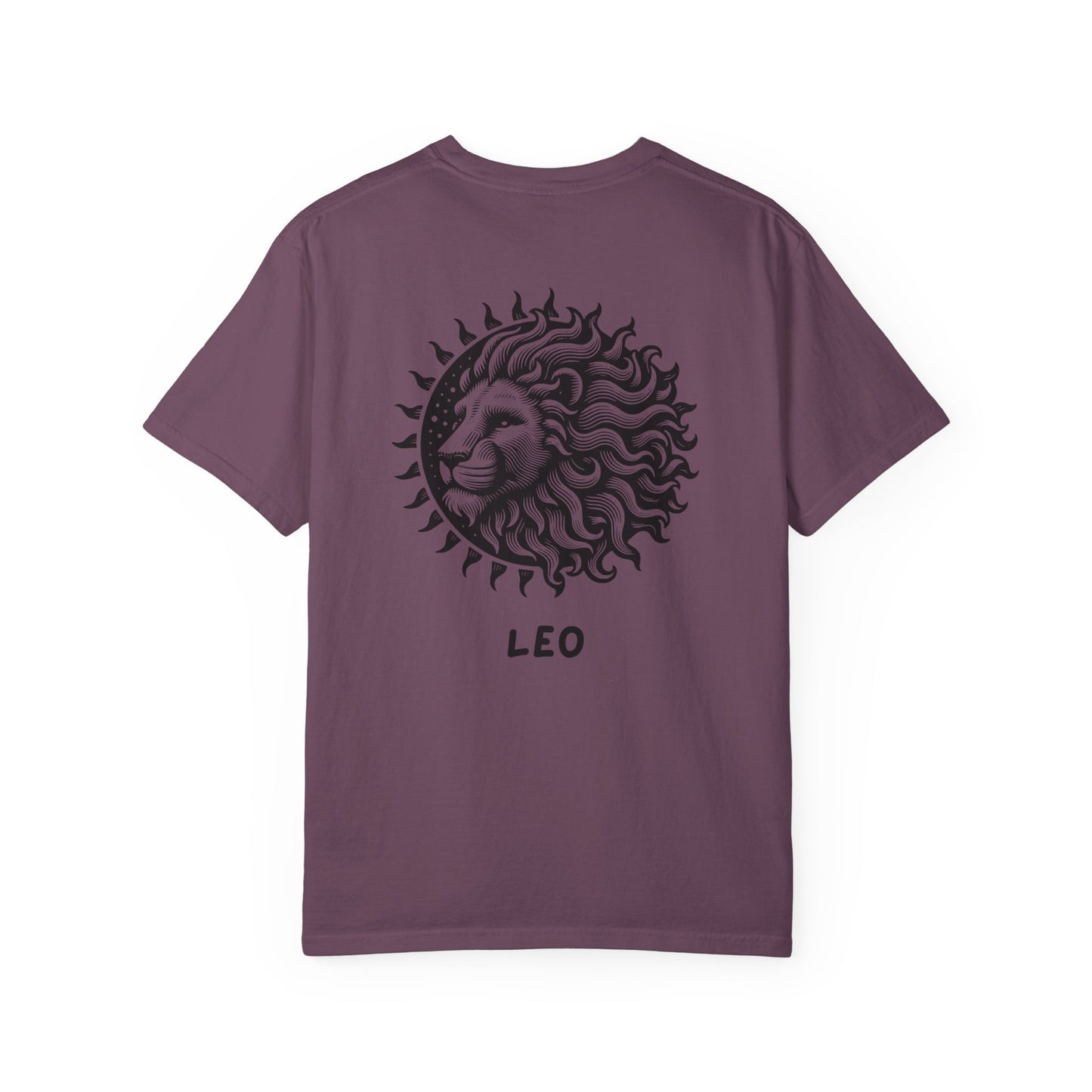 Leo Sun Lion T-Shirt – Zodiac Astrology Graphic Tee | Vintage Celestial Star Sign Shirt