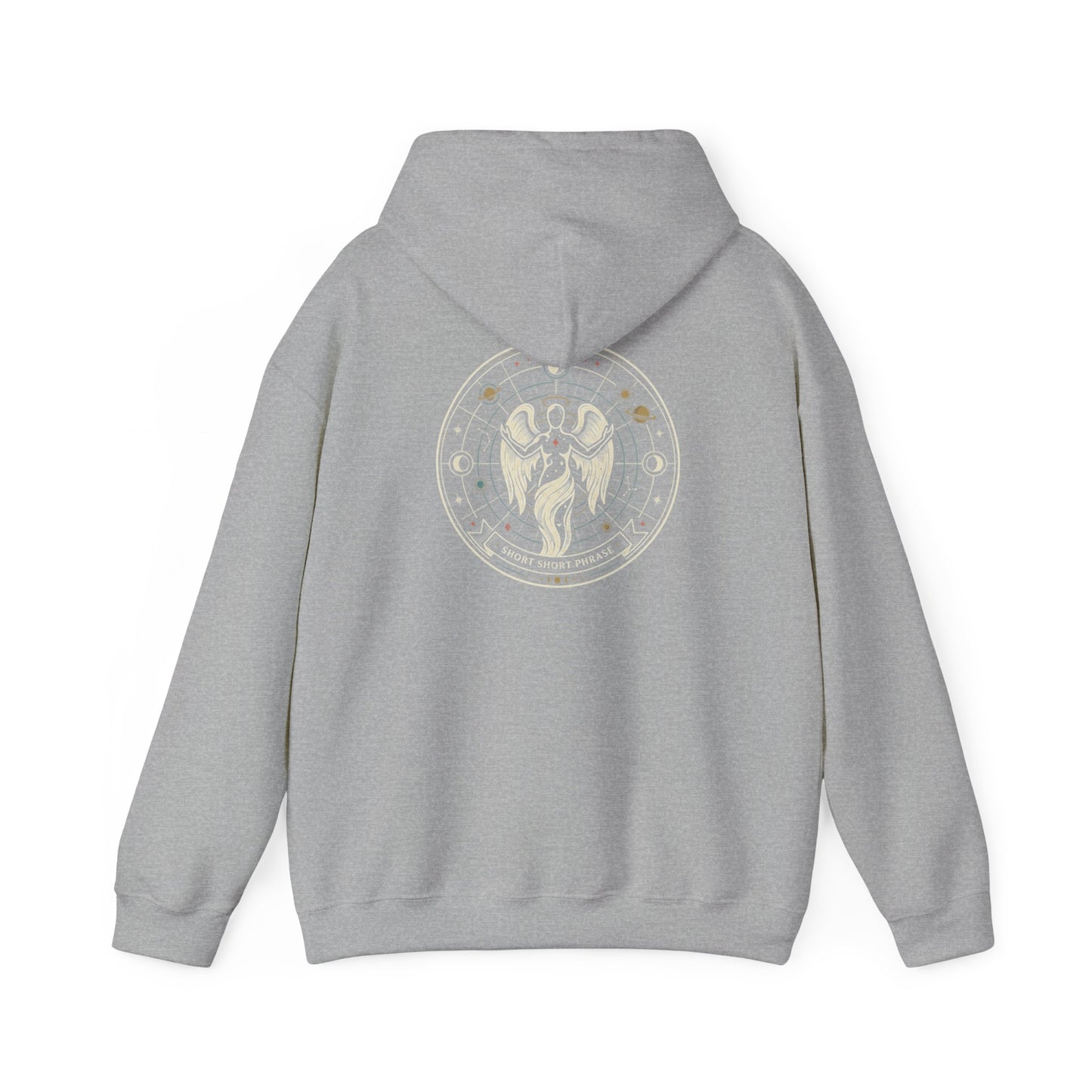 Astrology Moon Phases Hoodie – Mystic Astronaut Zodiac Sweatshirt | Celestial Graphic Hoodie