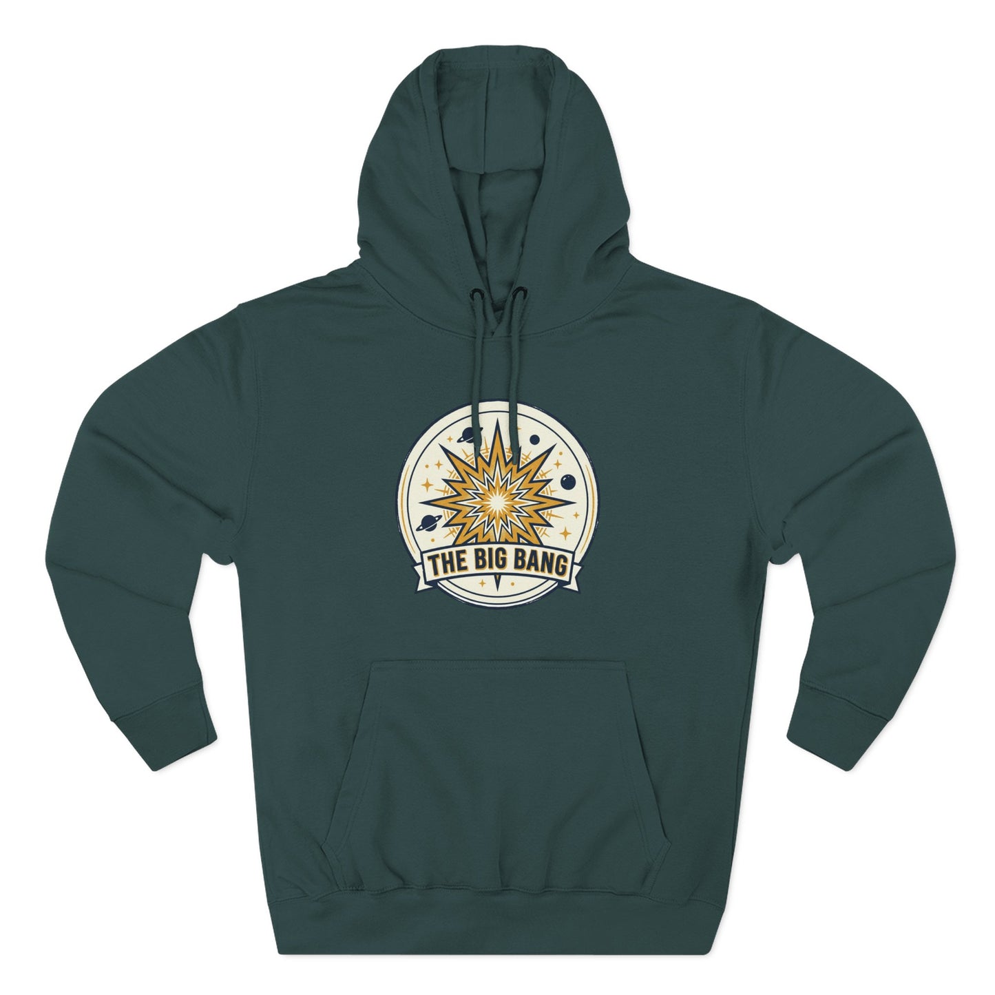 Big Bang Hoodie – Retro Starburst Universe Graphic Hoodie | Astronomy Science Hoodie, Cosmic Streetwear, Unisex Hoodie