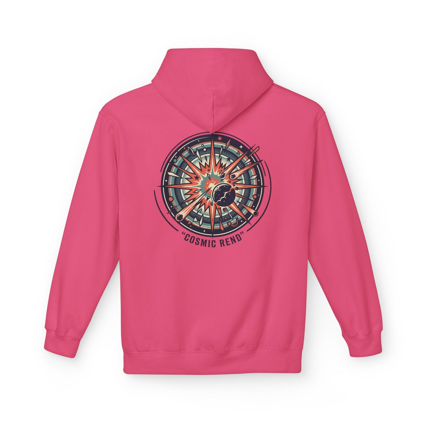 Cosmic Compass Hoodie – Retro Space Navigation Graphic Hoodie | Celestial Streetwear, Vintage Space Aesthetic, Unisex Hoodie