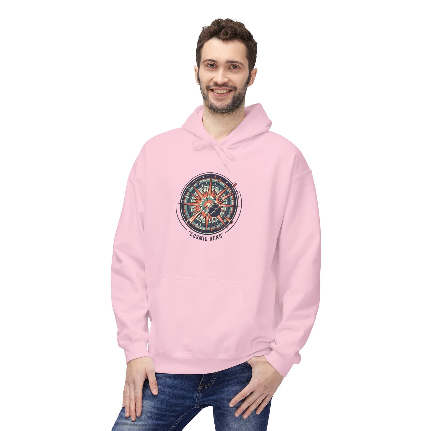 Cosmic Compass Hoodie – Retro Space Navigation Graphic Hoodie | Celestial Streetwear, Vintage Space Aesthetic, Unisex Hoodie