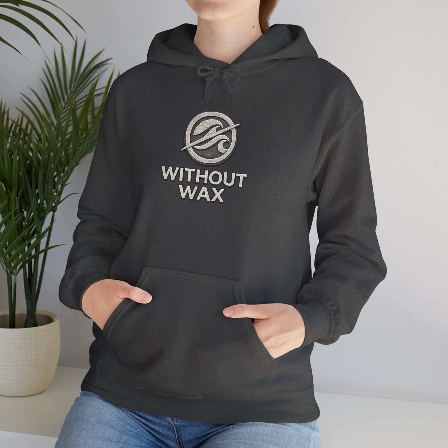 Without Wax Hoodie – “Bring People Up” Motivational Graphic Sweatshirt | Minimal Inspirational Streetwear