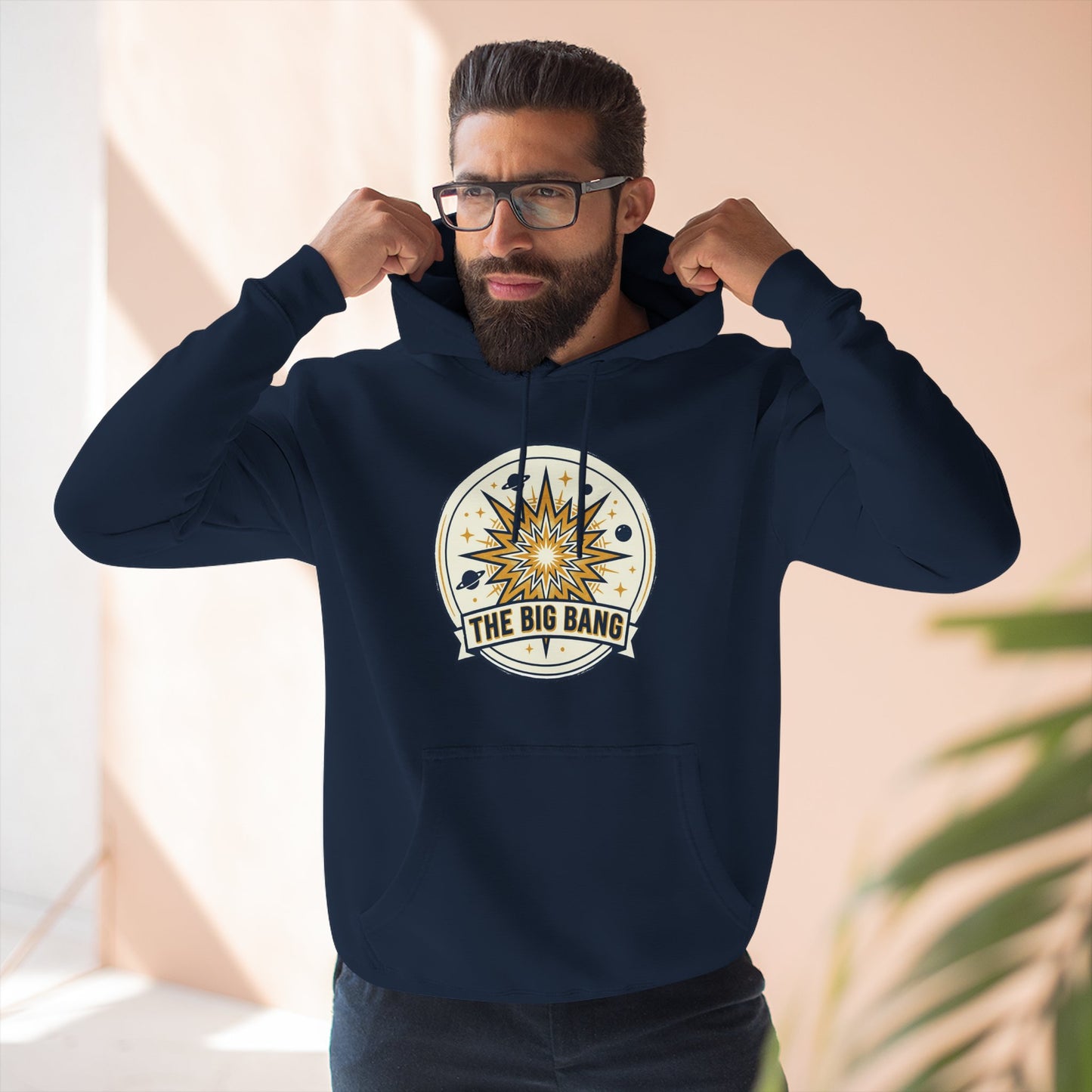Big Bang Hoodie – Retro Starburst Universe Graphic Hoodie | Astronomy Science Hoodie, Cosmic Streetwear, Unisex Hoodie