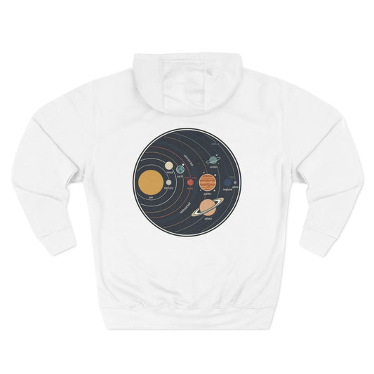 Solar System Hoodie – Retro Planet Graphic Hoodie | Space Aesthetic, Astronomy Hoodie, Celestial Unisex Hoodie