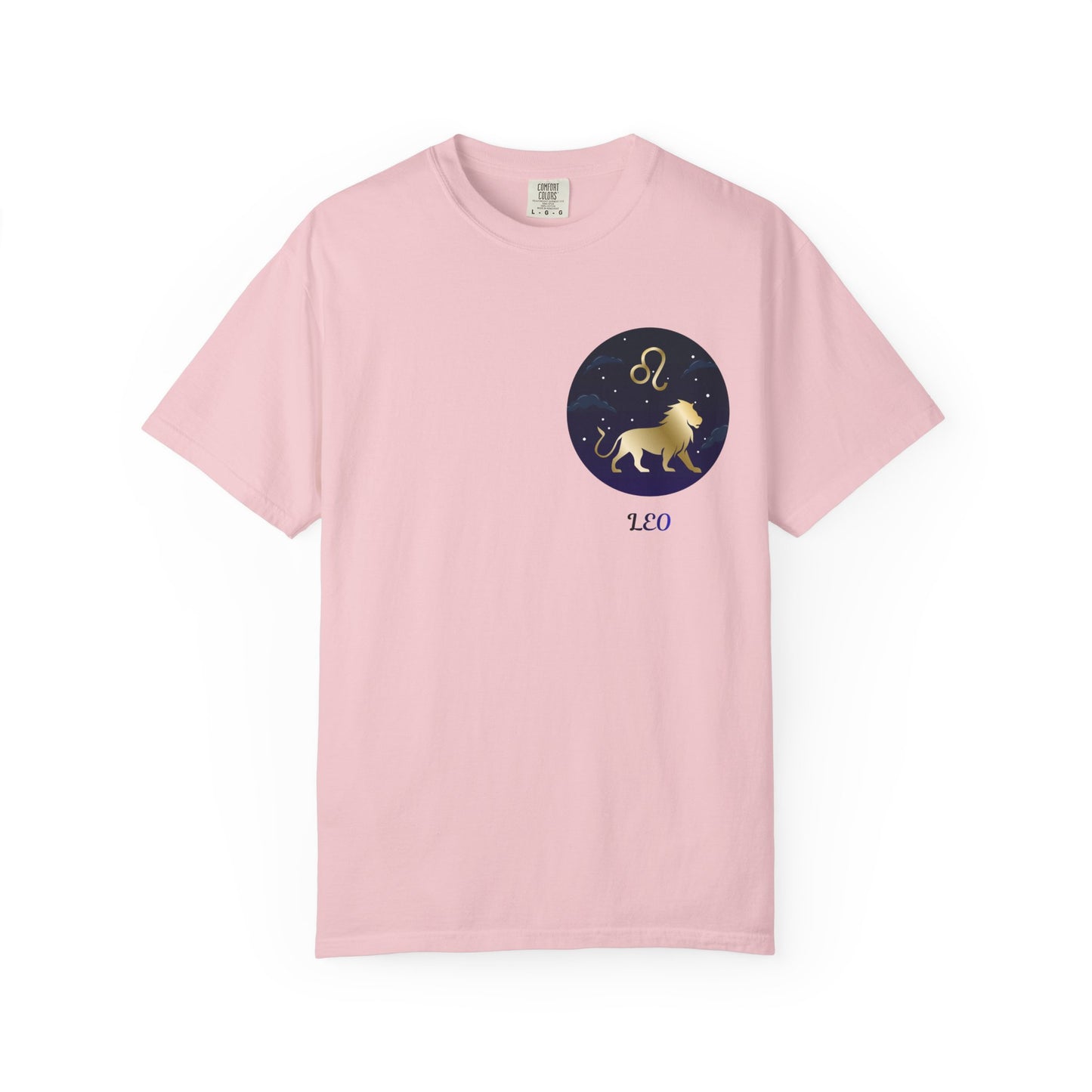 Leo Zodiac T-Shirt – Gold Lion Constellation Graphic Tee | Celestial Astrology Shirt
