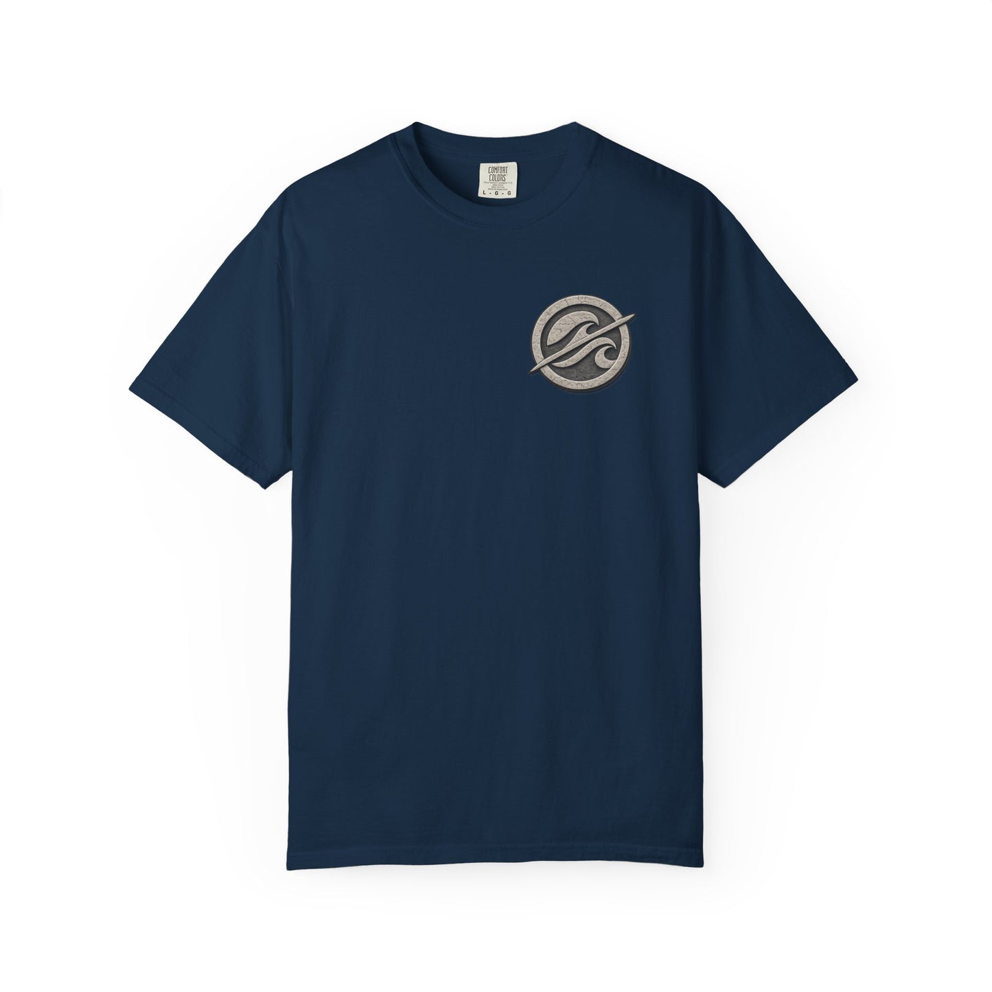 Surf Badge T-Shirt – Retro Wave Logo Tee | Vintage Coastal Streetwear Shirt