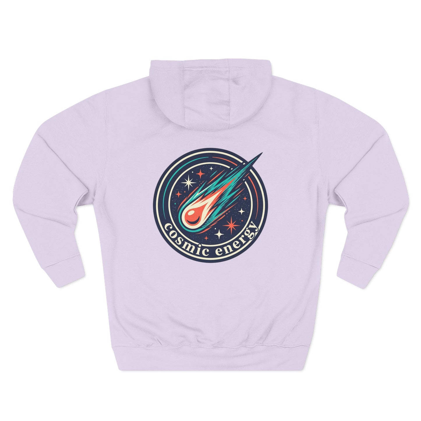 Cosmic Energy Hoodie – Meteor & Shooting Star Graphic Hoodie | Space Aesthetic, Celestial Streetwear, Unisex Hoodie