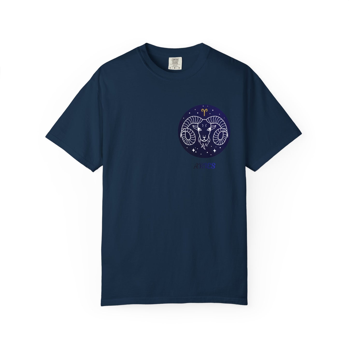 Aries Zodiac Ram T-Shirt – Constellation Astrology Graphic Tee | Minimal Celestial Shirt
